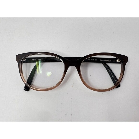 Saint Laurent SL504 004 Eyeglass Frames Only 53-17-145 Brown Fade Italy main image 5